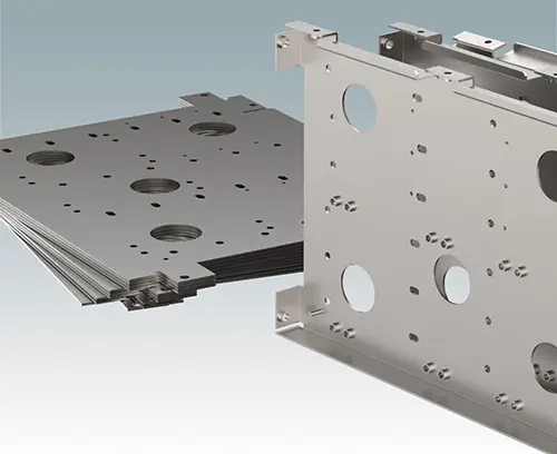 Pliage et poinçonnage CNC des plaques de boitiers
