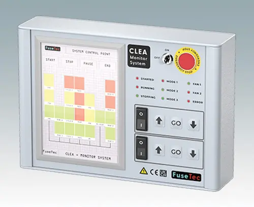 TECHNOMET-CONTROL avec un panneau avant personnalisé pour un système de contrôle de machine