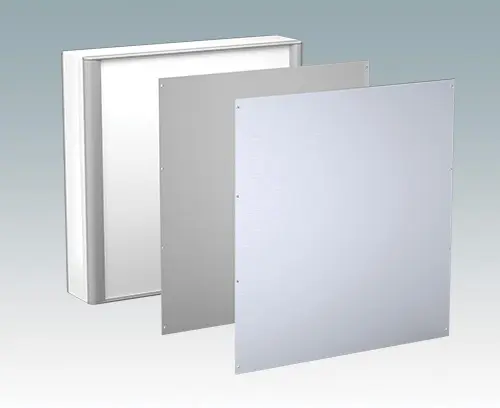 Façades anodisées et peintes disponibles en accessoires